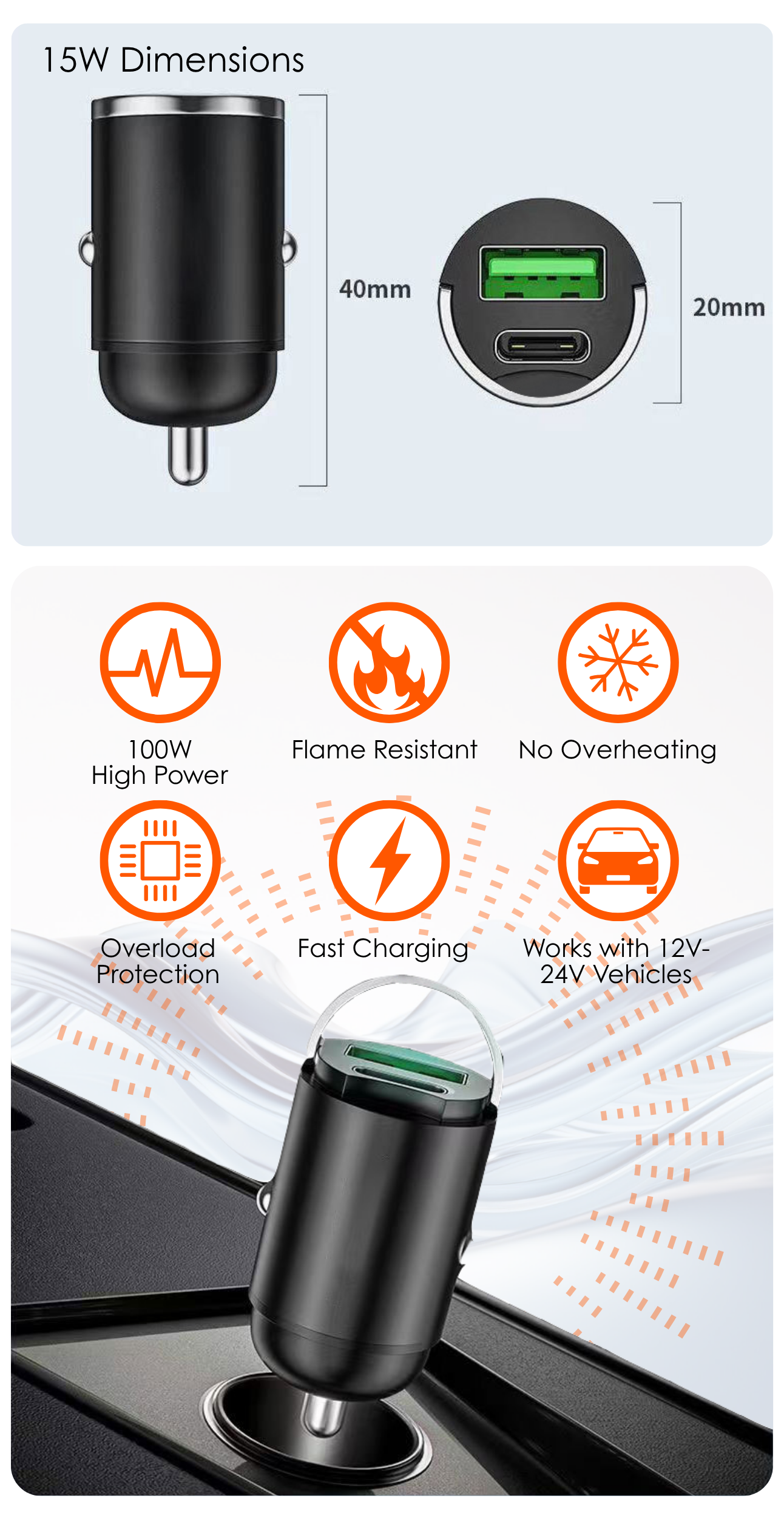 Car Charger Feature 2
